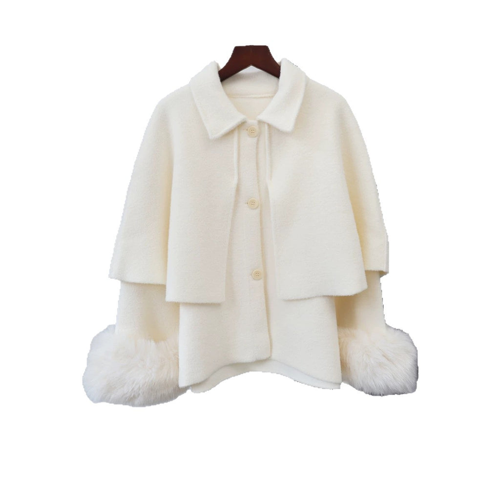 Relaxed Lapel Knit Jacket