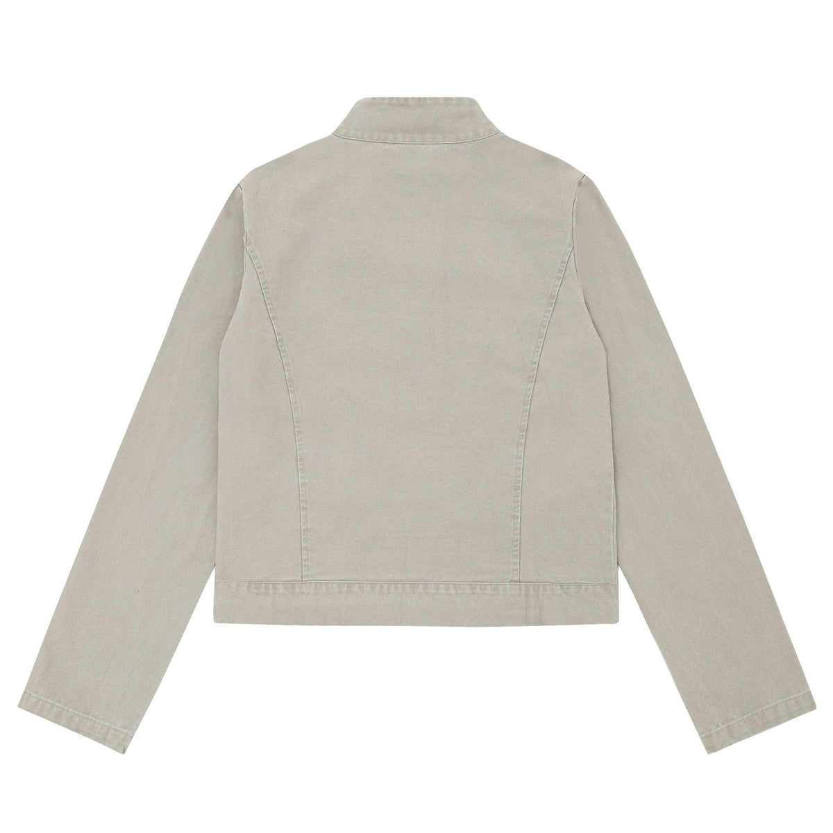 Apricot Washed Zip-Front Jacket