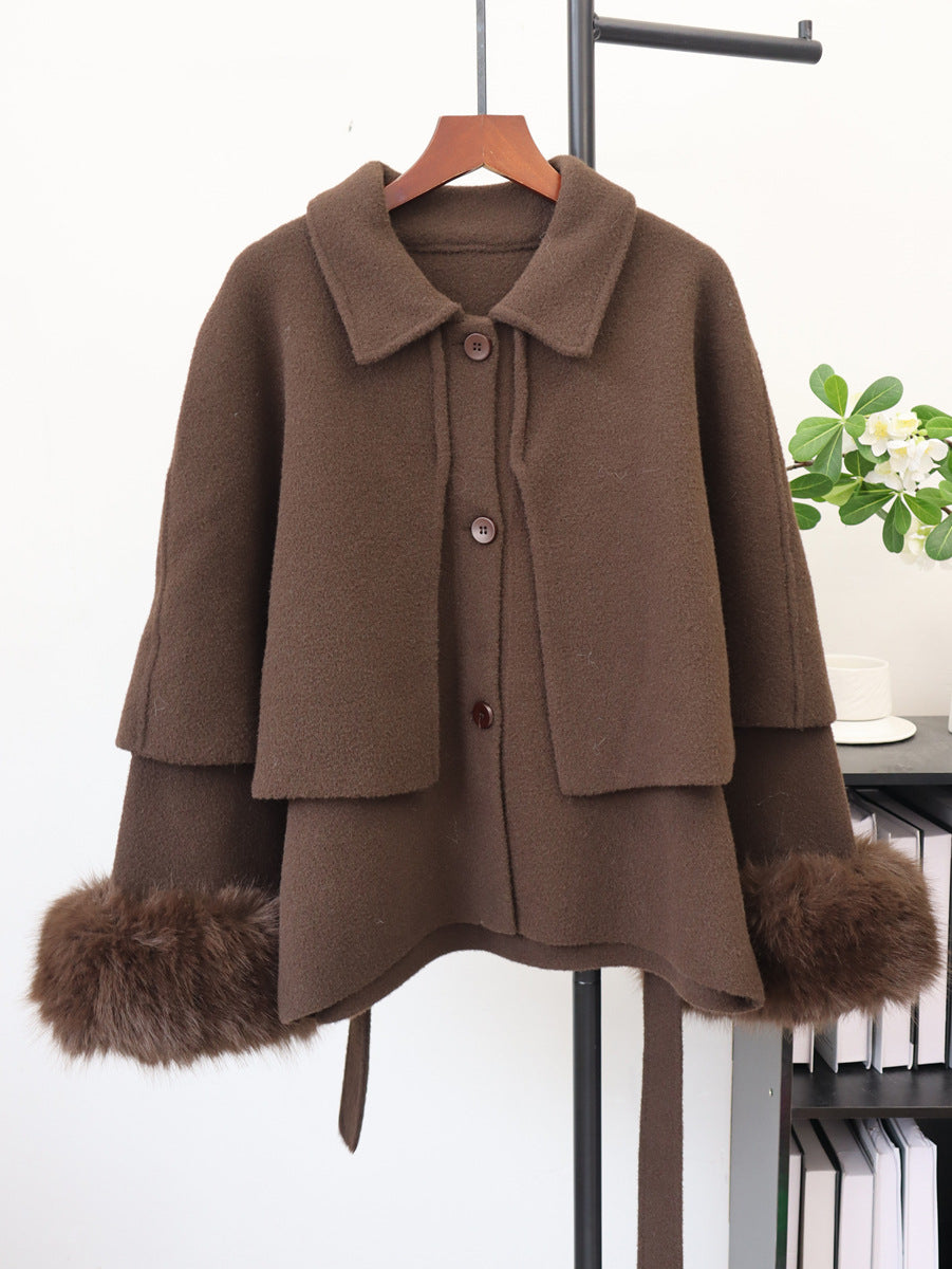Relaxed Lapel Knit Jacket