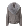 Detachable hooded long sleeved jacket
